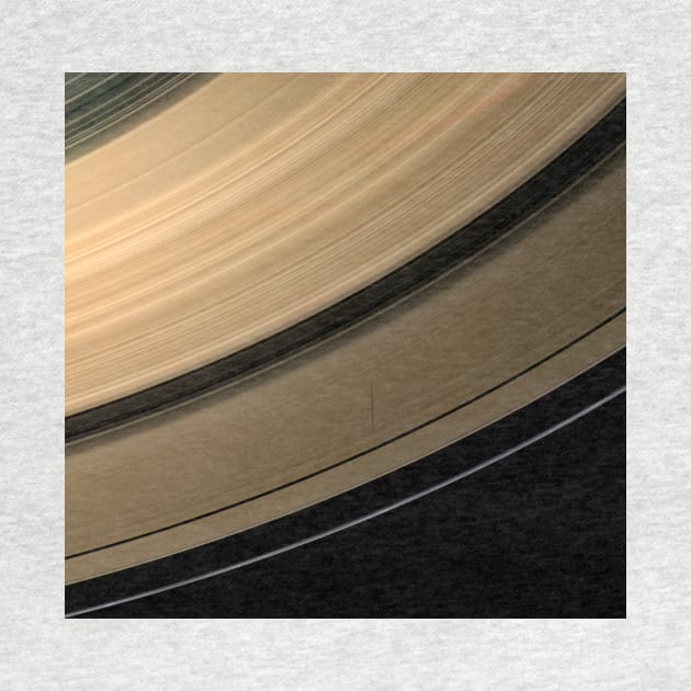 Saturn's rings at equinox, Cassini image (C012/2505) by SciencePhoto